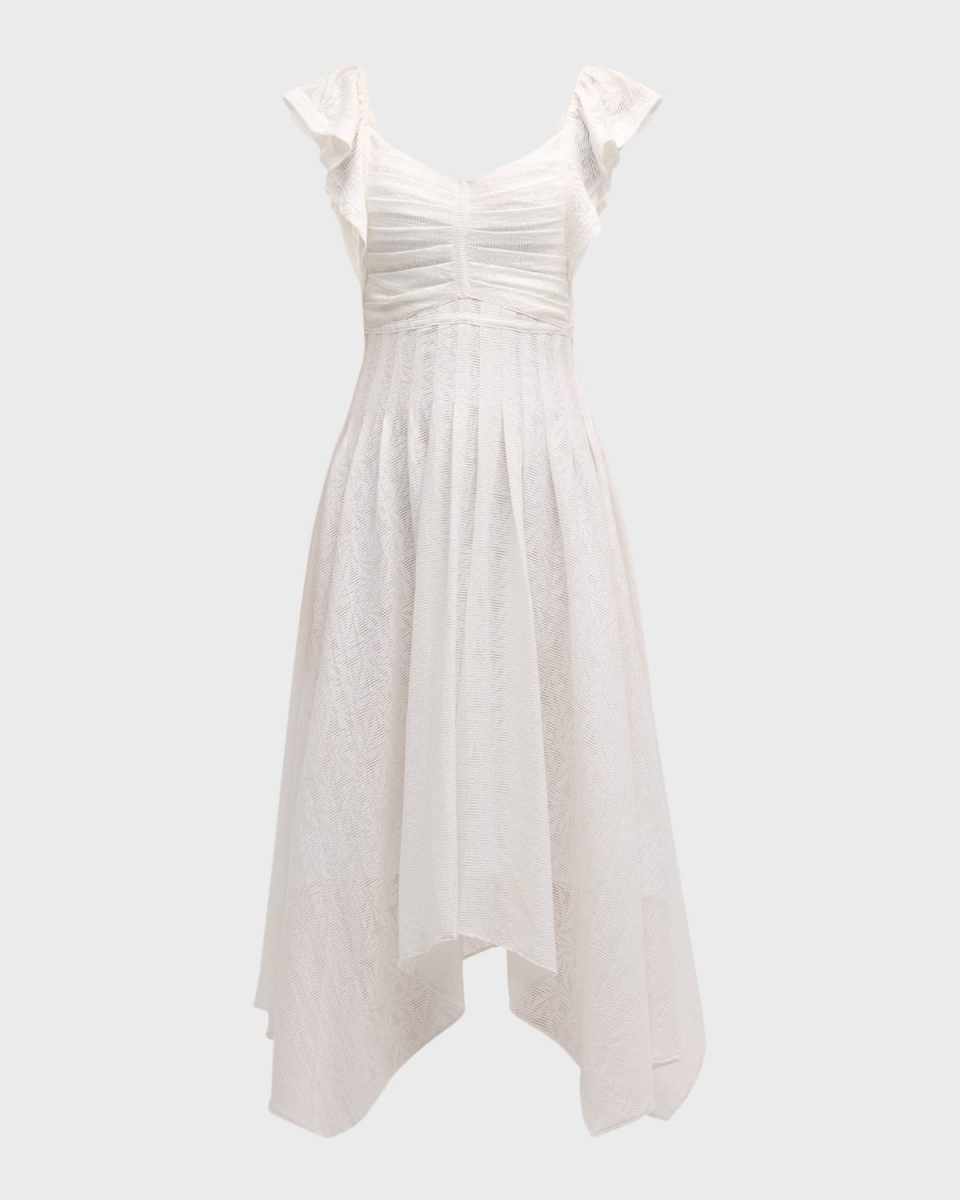 Bria Springtime Burnout Midi Dress